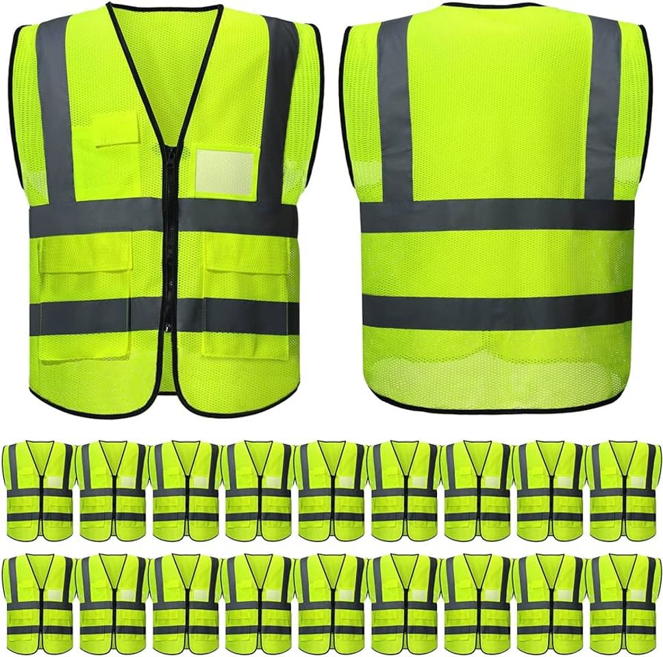 High-visibility safety vests