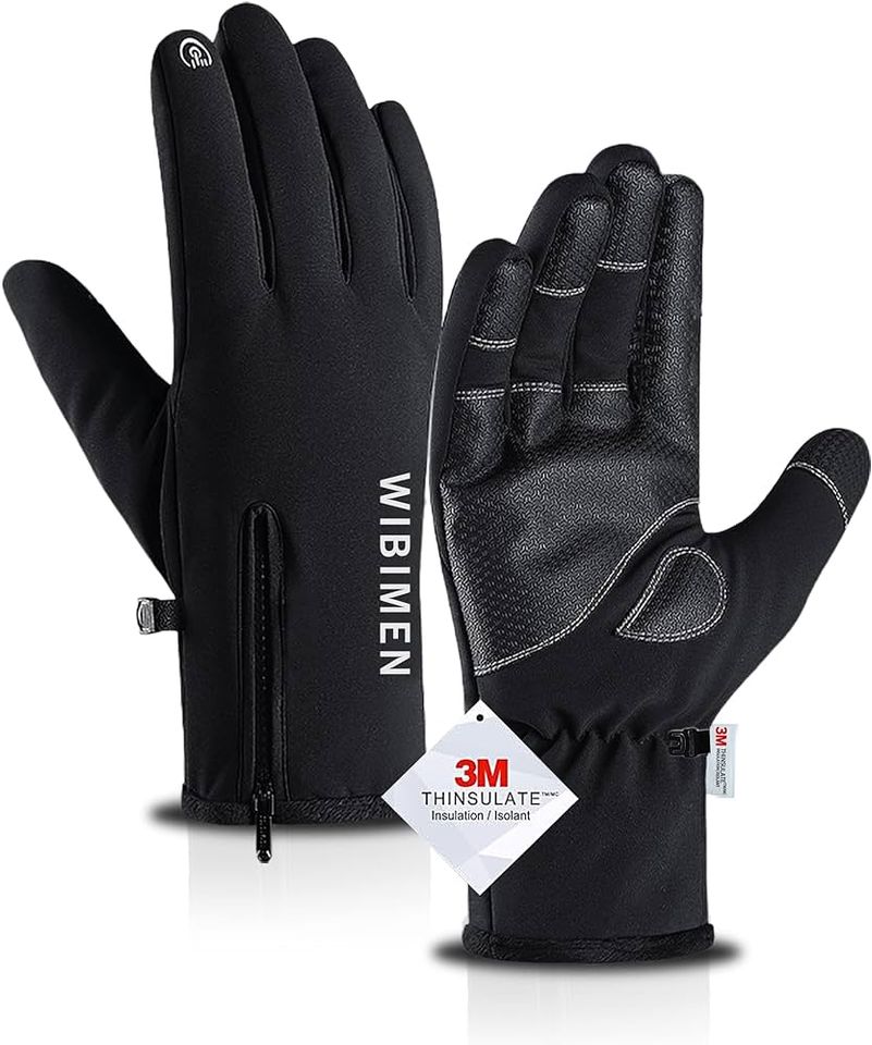 Insulated ski gloves