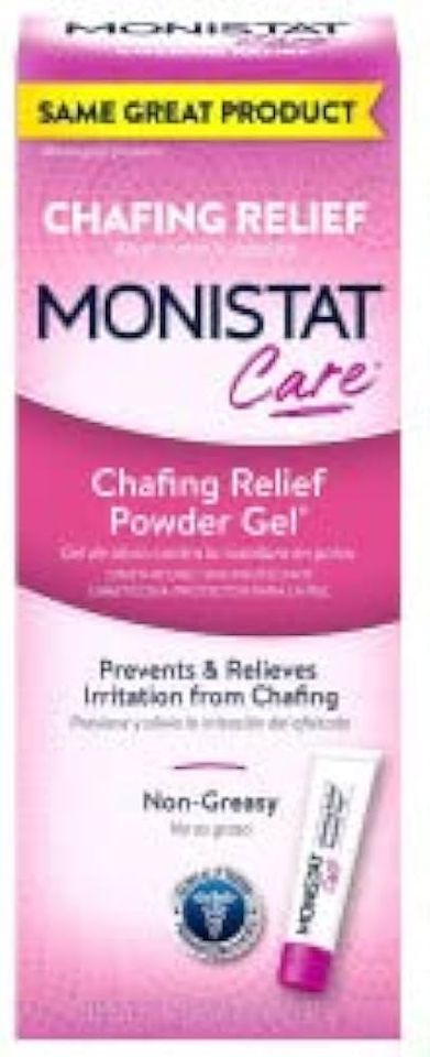 Monistat Chafing Relief Powder Gel Anti-Chafing Thigh Bands