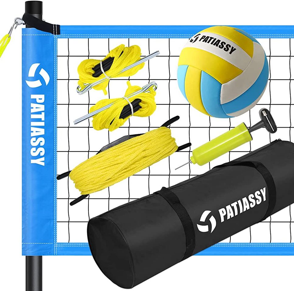 Patiassy Portable Volleyball Net Set
