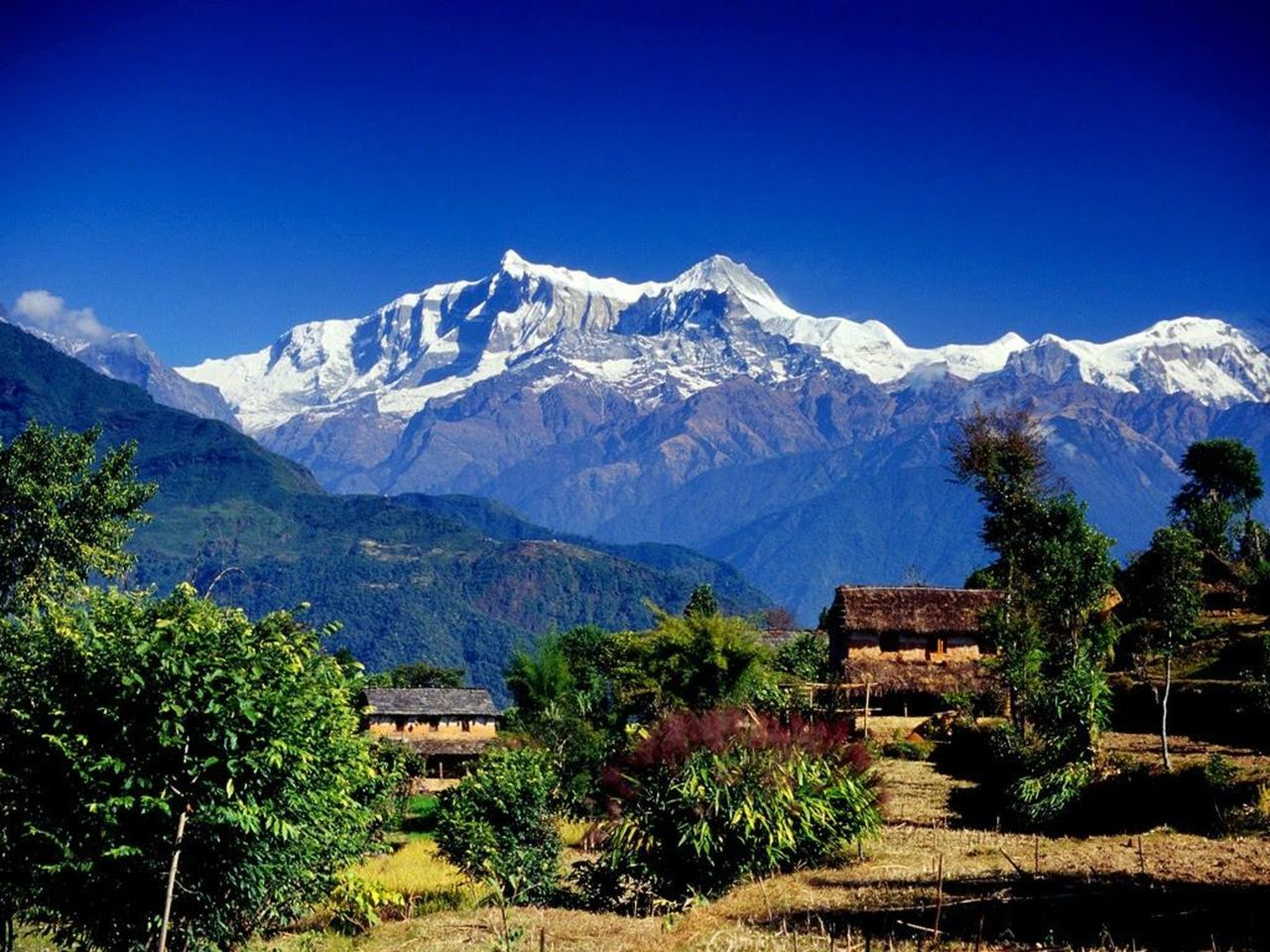 Breathtaking scenery of Nagarkot, Nepal