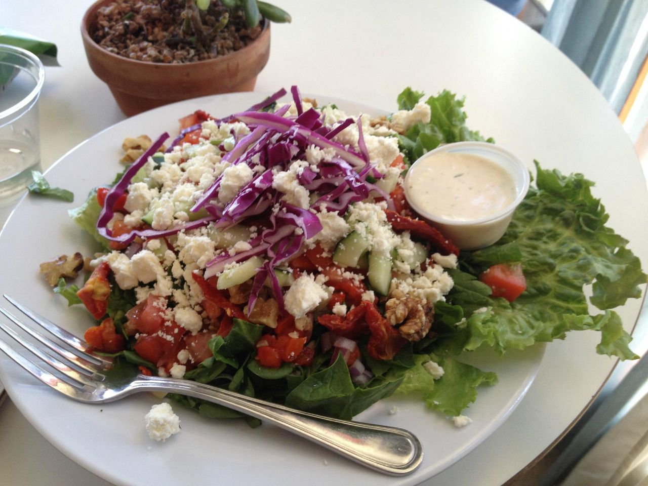 The chopped salad, full of good things!