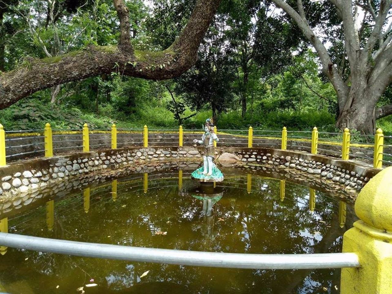 Artificial Lake behind the mandir dedicated to Bhairab