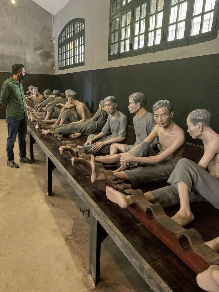 Visit the Hoa Lo Prison Museum.